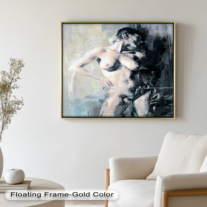 Still in the Shadows – Contemporary Nude Oil Painting