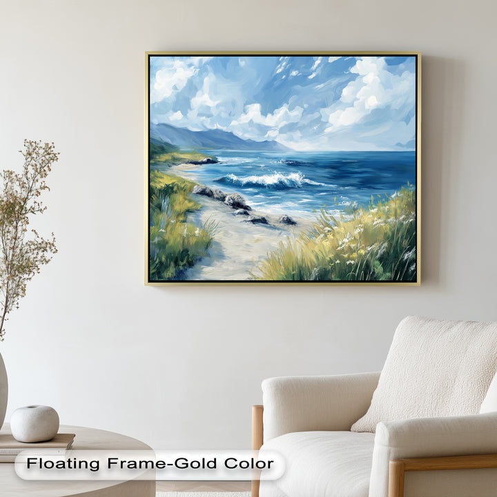 Ocean Breeze – Seaside Landscape Oil Painting