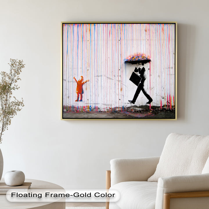 Colorfall Dissonance – Banksy Oil Painting