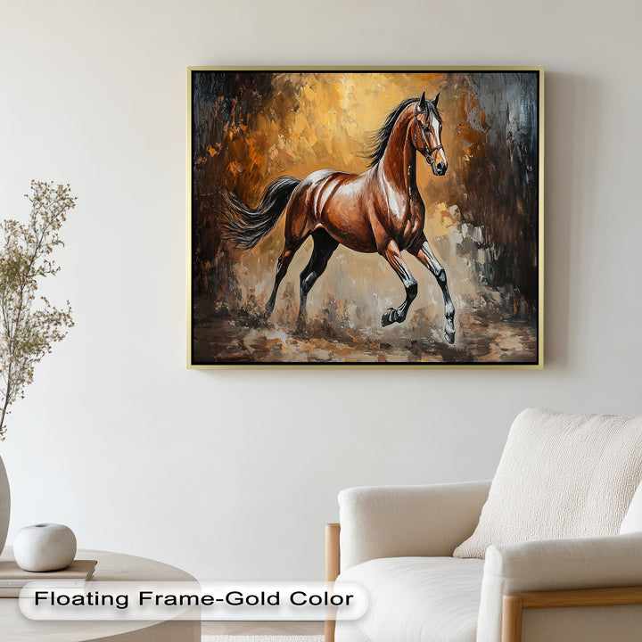 Majestic Horse – Modern Oil Painting
