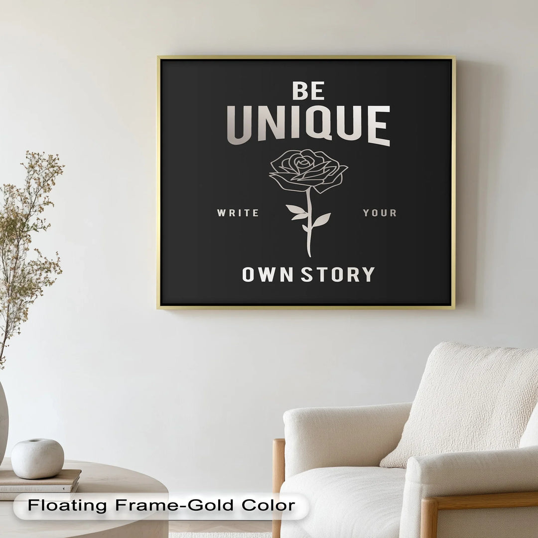 Be Unique – Inspirational Oil Painting - MyPhotoStation