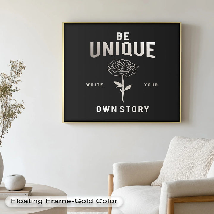 Be Unique – Inspirational Oil Painting - MyPhotoStation