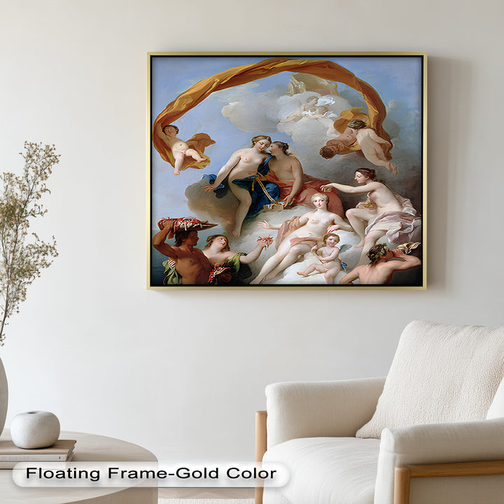 Triumph of Venus – Mythological Renaissance Nude Oil Painting