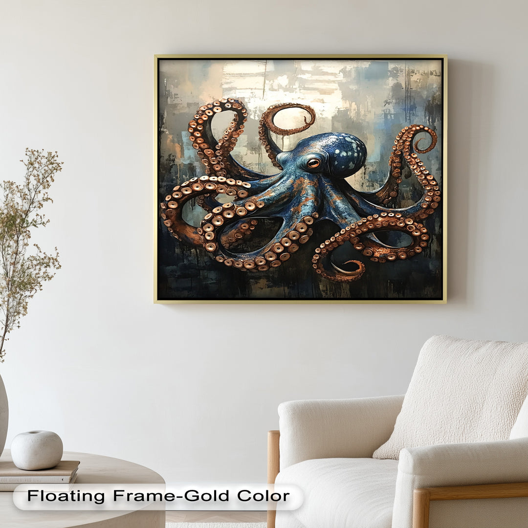 Deep Sea Octopus - Animal Oil Painting