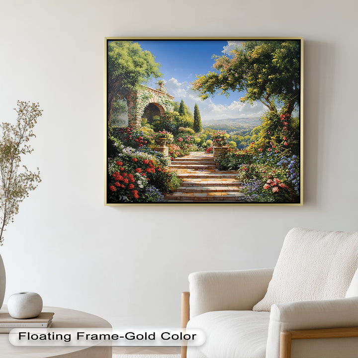 Garden of Eternal Bloom – Renaissance Oil Painting