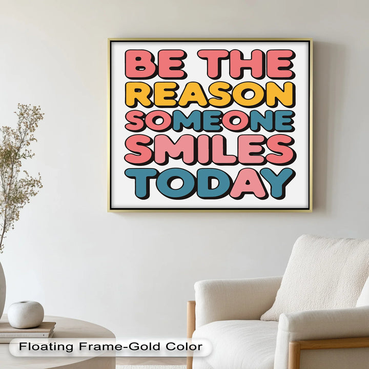 Be the Reason Someone Smiles – Oil Painting - MyPhotoStation