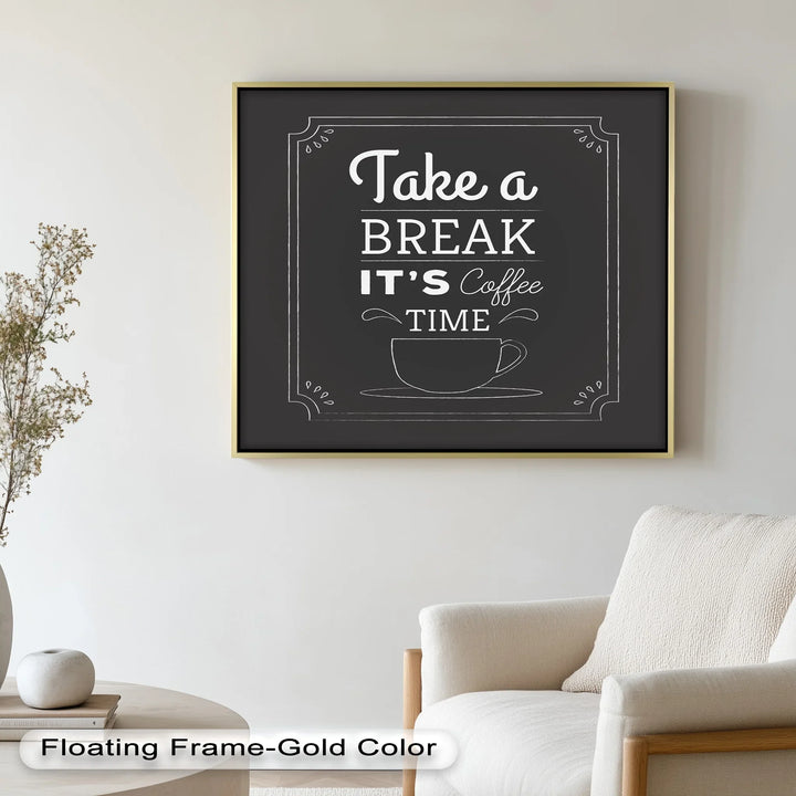 Take a Break – Coffee Time Oil Painting - MyPhotoStation