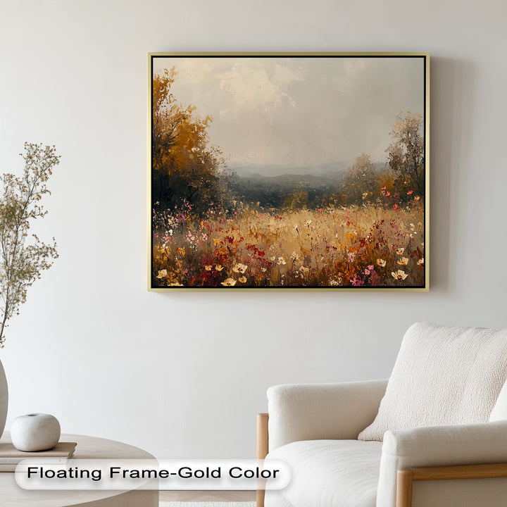 Classic Wildflower Art – Timeless Floral Oil Painting
