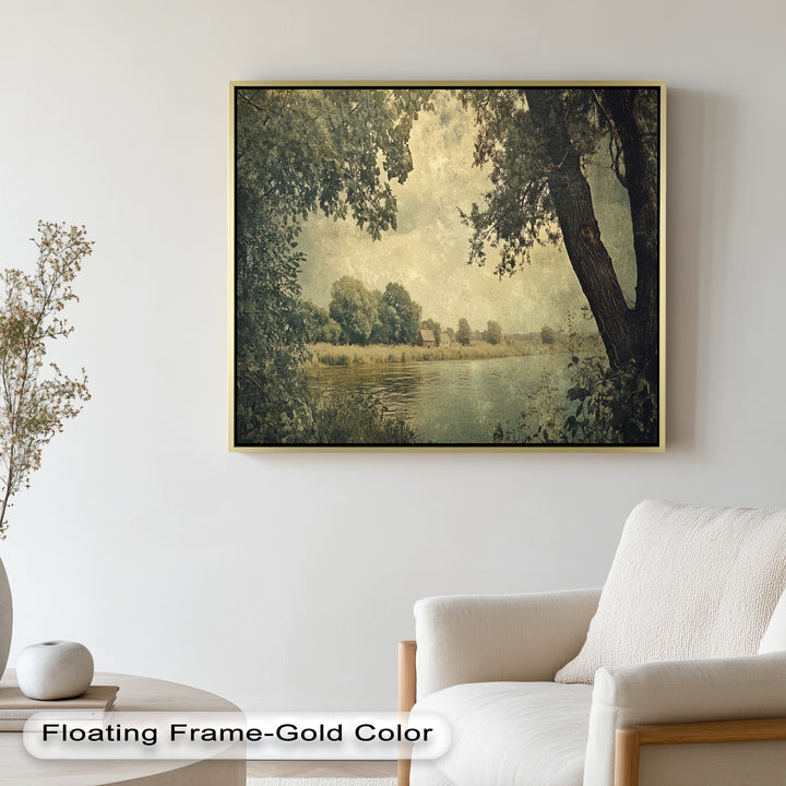 Riverbank Landscape – Countryside Oil Paintings