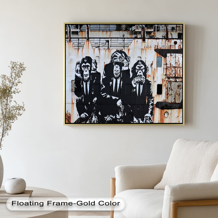 The Silent Truth – Banksy Oil Painting