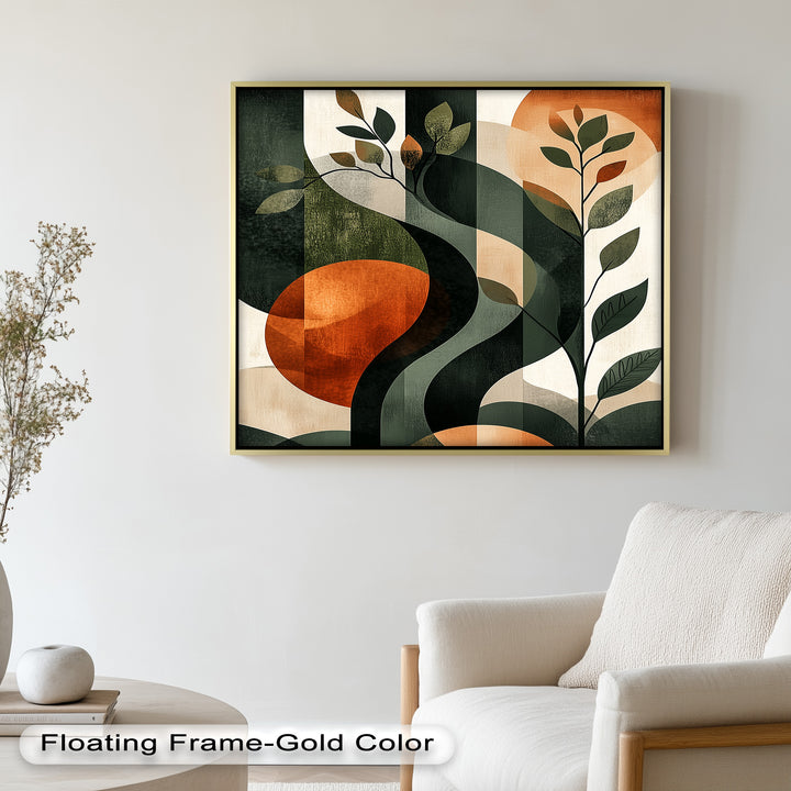 Twilight Grove – Abstract Botanical Oil Painting