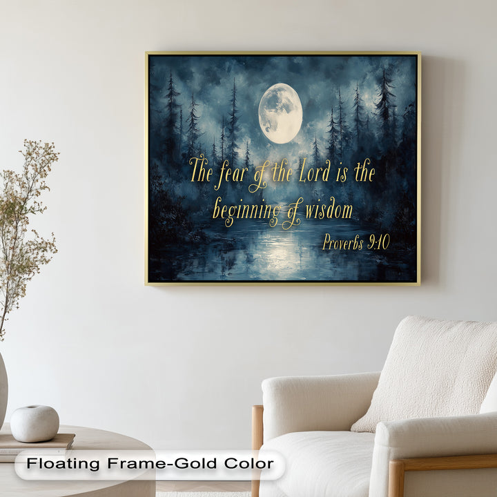 Ethereal forest scene reflecting reverence, faith, and divine enlightenment.
