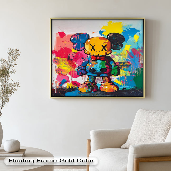Color Riot Companion – KAWS Oil Painting