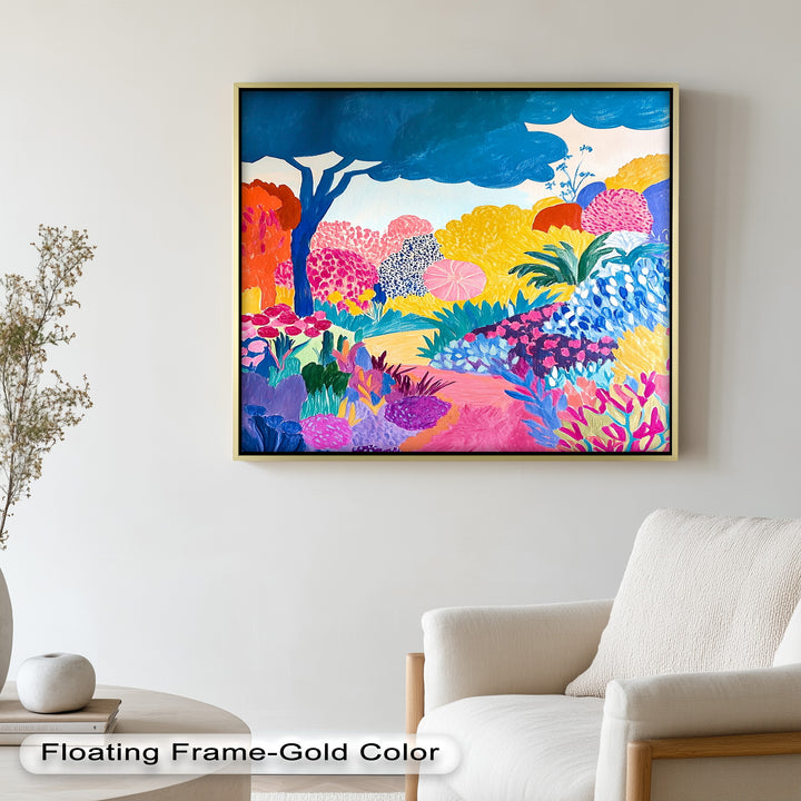 Dreamy Garden Path - Modern Oil Painting
