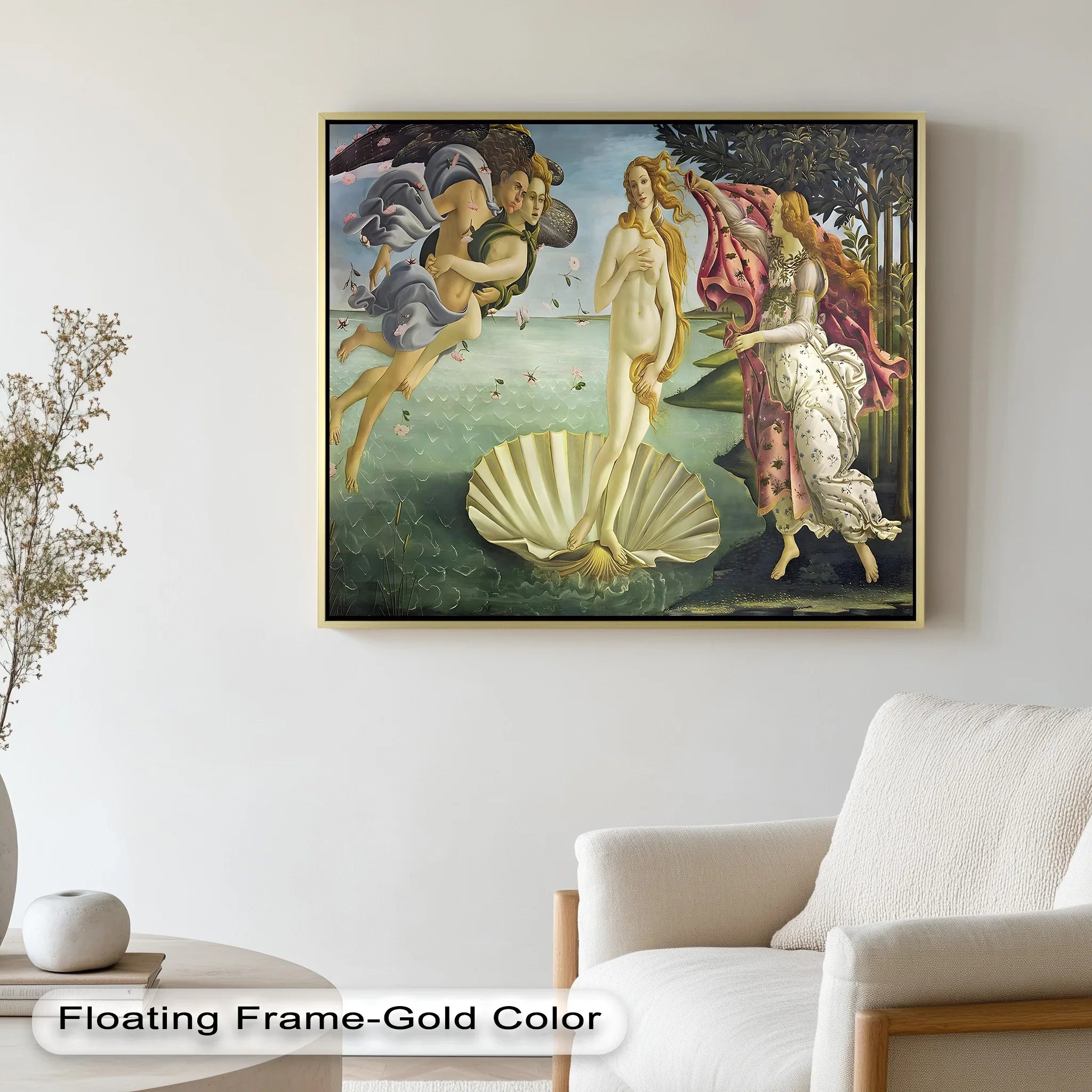 The Birth of Venus – Renaissance Nude Oil Painting – MyPhotoStation