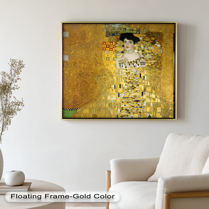 Die goldene Muse – Portrait von Adele Bloch-Bauer Historisches Ölgemälde