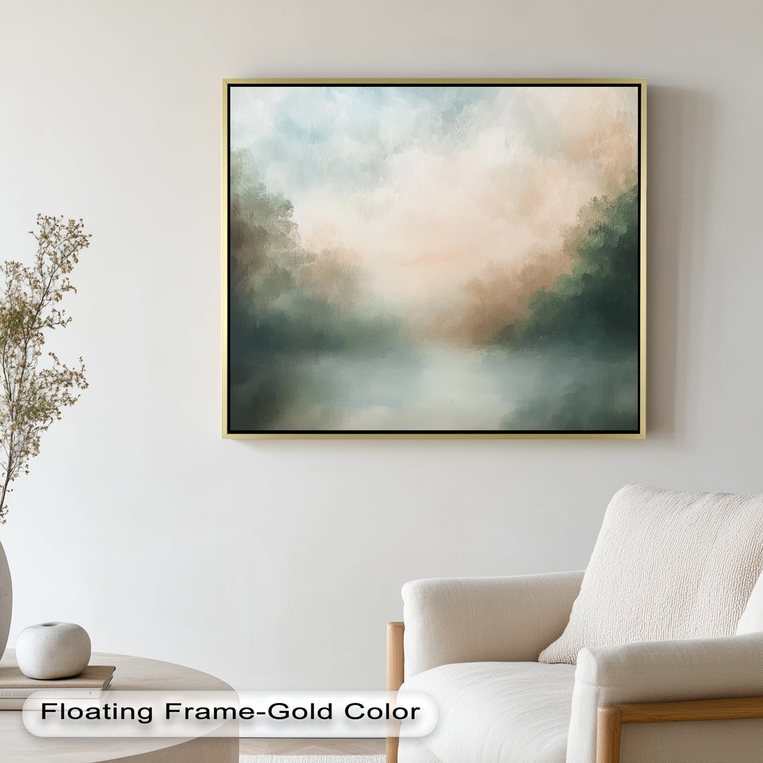 Seastorm Modern Art – Gerahmtes Ölgemälde