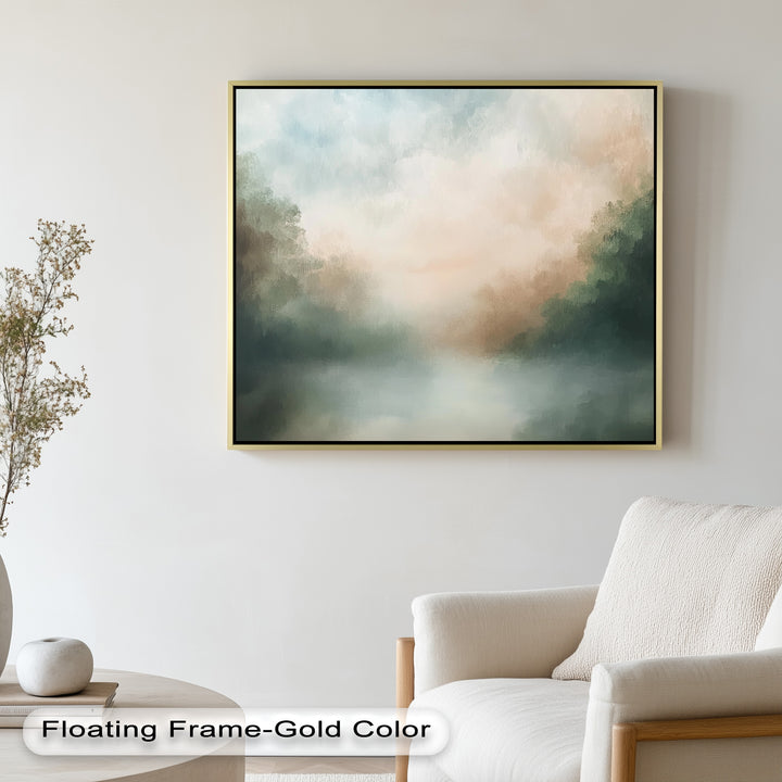Seastorm Modern Art – Gerahmtes Ölgemälde