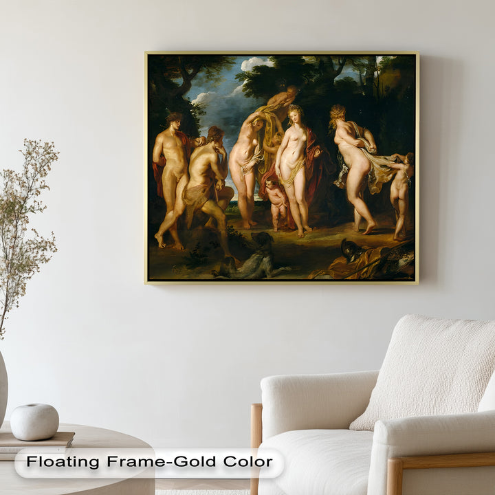 The Judgment of Paris – Mythological Renaissance Oil Painting