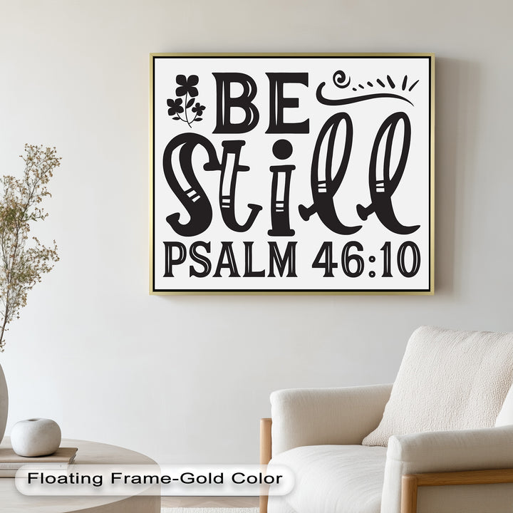 Sei still – Psalm 46:10 Bibel Bibel Ölgemälde