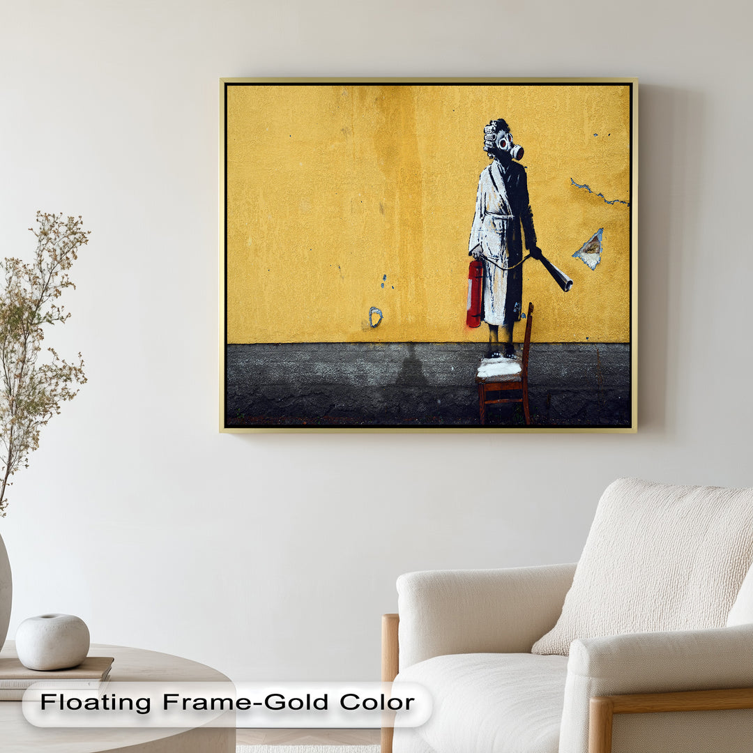 Domestic Rebellion – Banksy Oil Painting