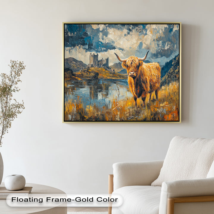Highland Majesty – Rustic Oil Painting