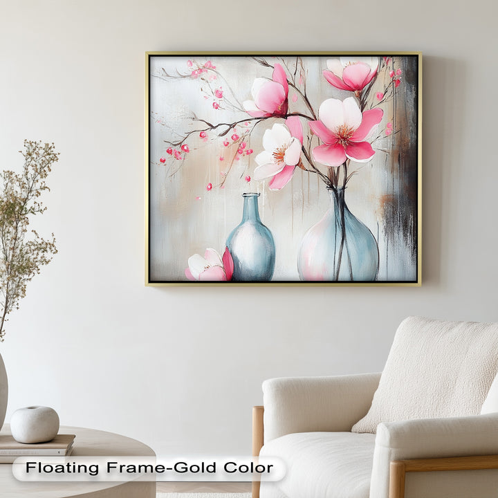 Soft Pink Magnolia - Flower Oil Painting