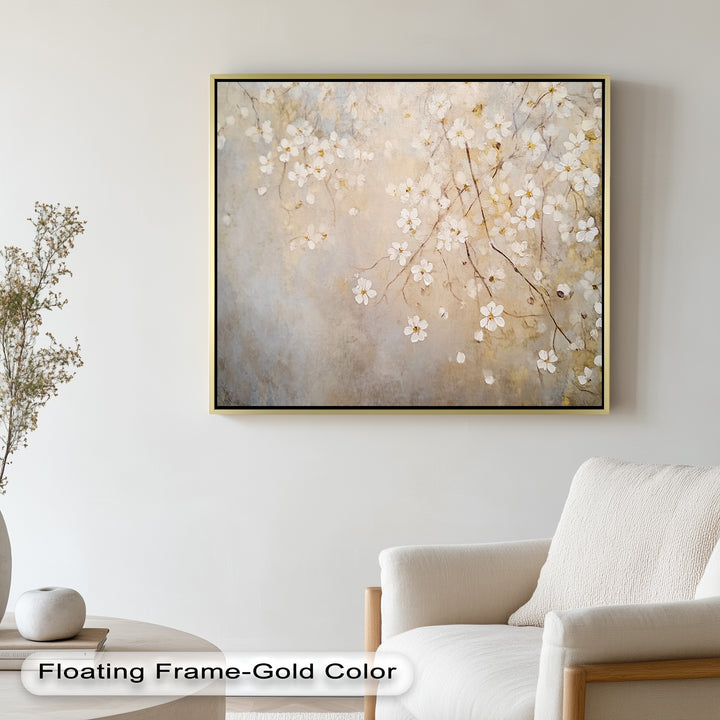 Delicate Blossom Branch – Floral Oil Paintings