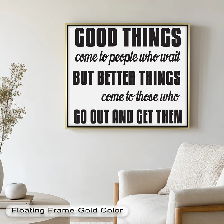 Good Things Come to People Who Wait – Oil Painting - MyPhotoStation