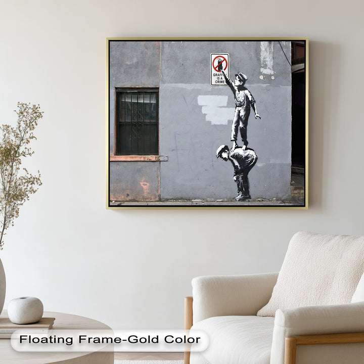Climb for Expression – Banksy Oil Painting