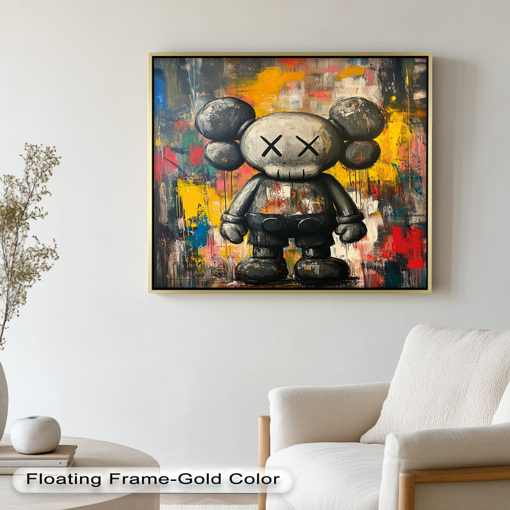 Urban Grit – KAWS Companion Oil Painting