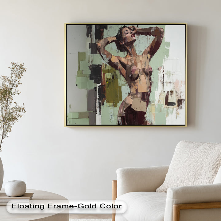 Sensual Geometry – Contemporary Female Nude Oil Painting