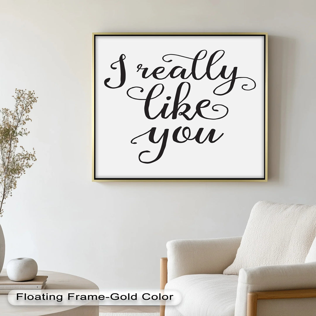 I Really Like You – Oil Painting - MyPhotoStation