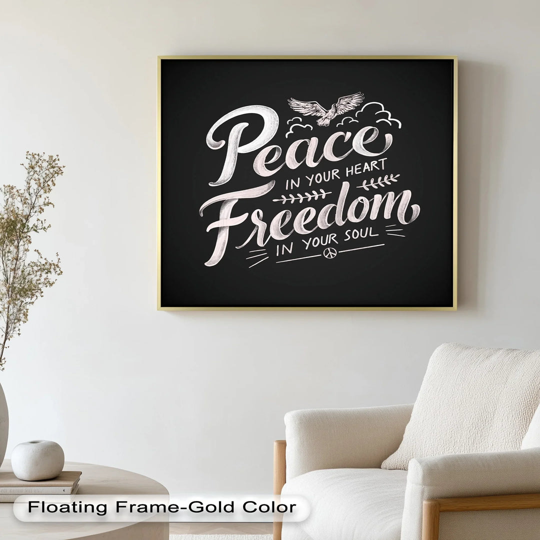 Peace and Freedom Wall Art – Oil Painting - MyPhotoStation