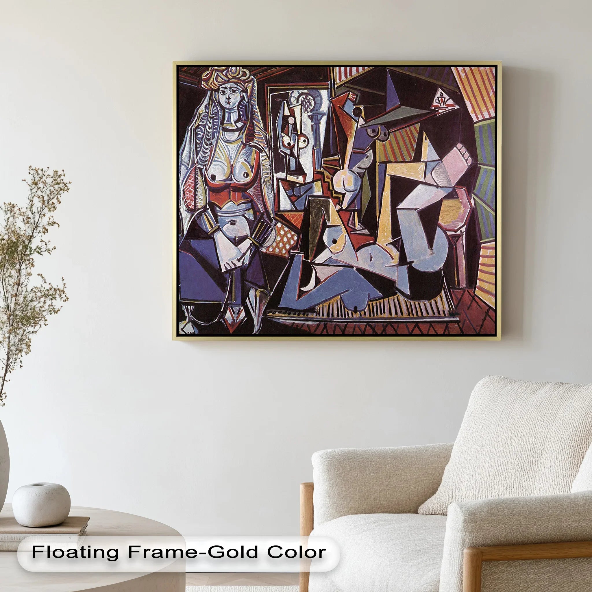 Les Femmes d'Alger by Picasso – Famous Cubist Oil Painting