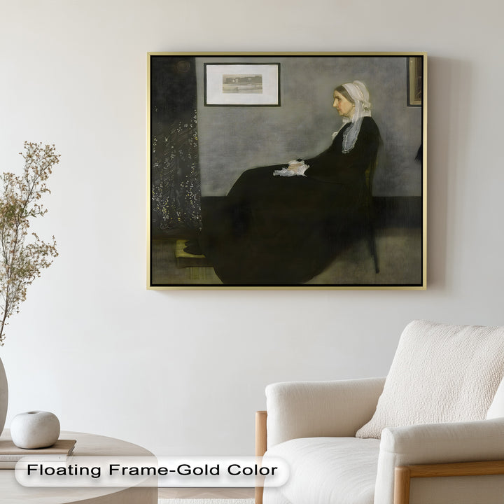 A Quiet Devotion – Seated Woman in Black Historic Oil Painting