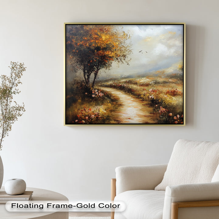 Winding Path Landscape - Impressionism Oil Painting