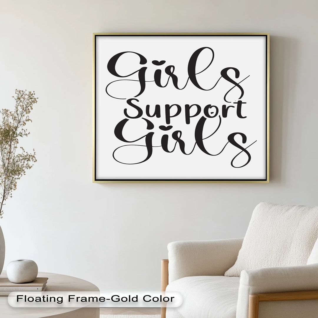 Girls Support Girls – Oil Painting - MyPhotoStation