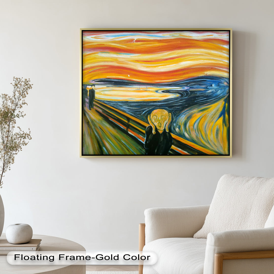 Echo of the Void – Expressionist Angst Picasso Oil Painting