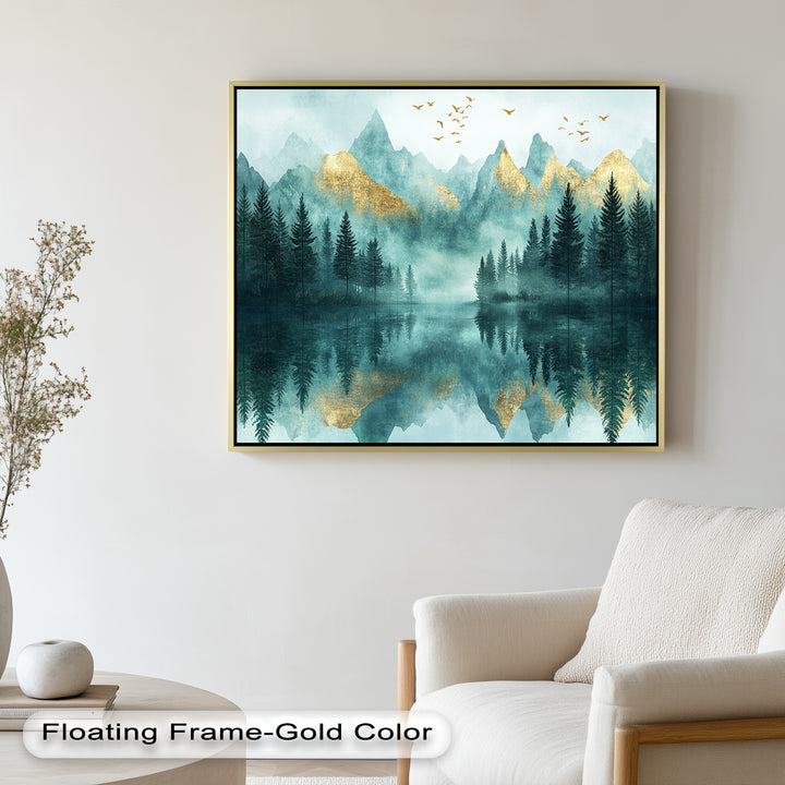 Mist Mountains – Forest Oil Painting