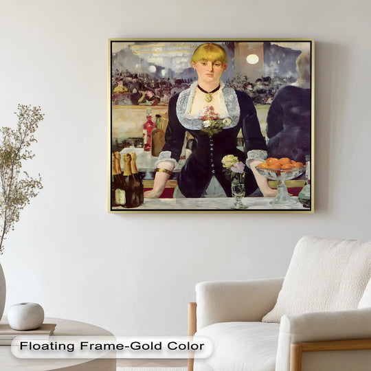 A Bar at the Folies-Bergère – Parisian Elegance Historic Oil Painting - MyPhotoStation