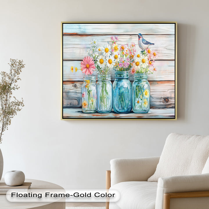 Flower Jars – Modern Oil Painting