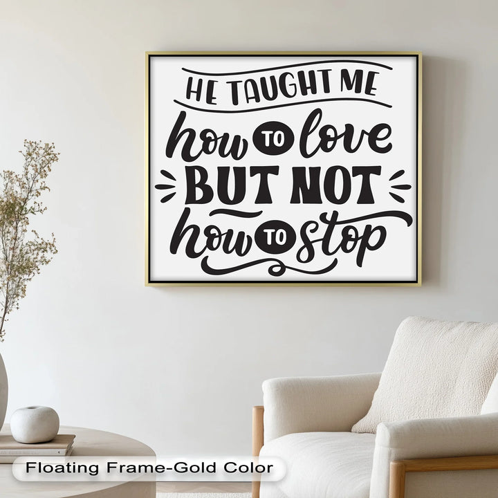 How to Love – Framed Oil Painting - MyPhotoStation