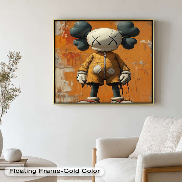 Rust Rebellion – KAWS Begleitölgemälde