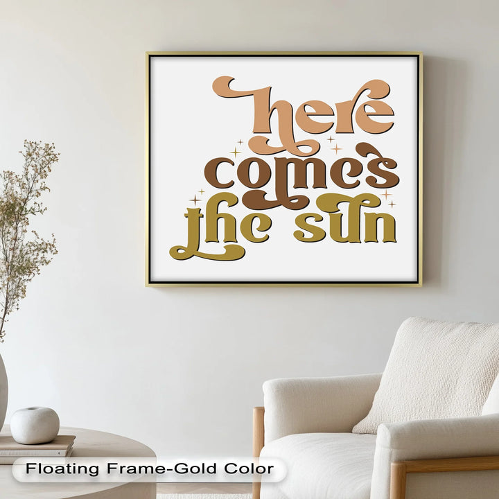 Here Comes the Sun – Positive Vibes Oil Painting - MyPhotoStation