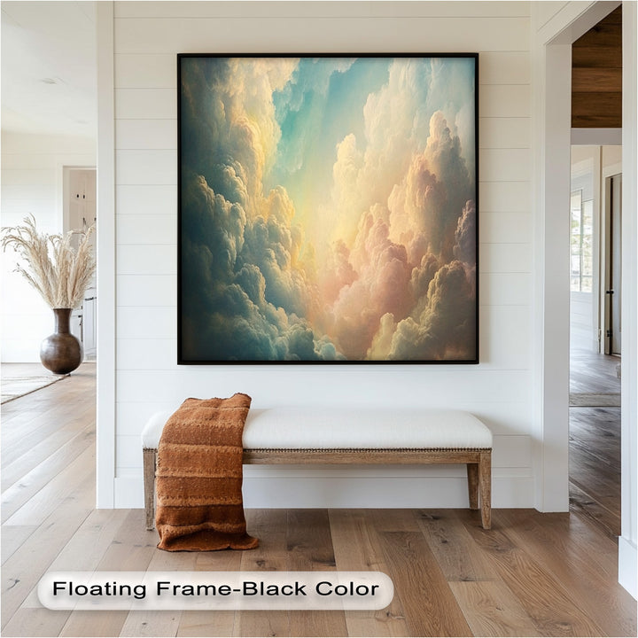 Heavenly Sky Glow – Modern Oil Painting