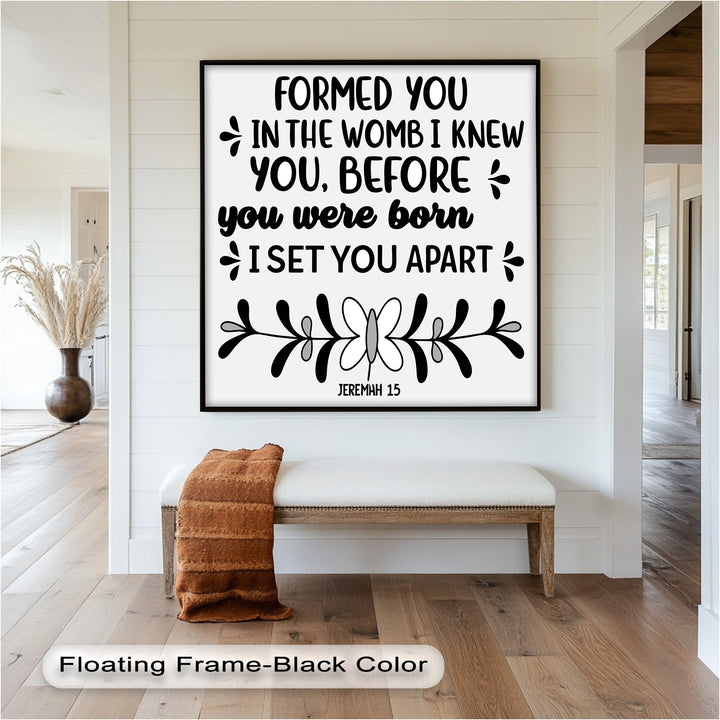 Before You Were Born – Jeremiah 1:5 Bible Oil Paintings
