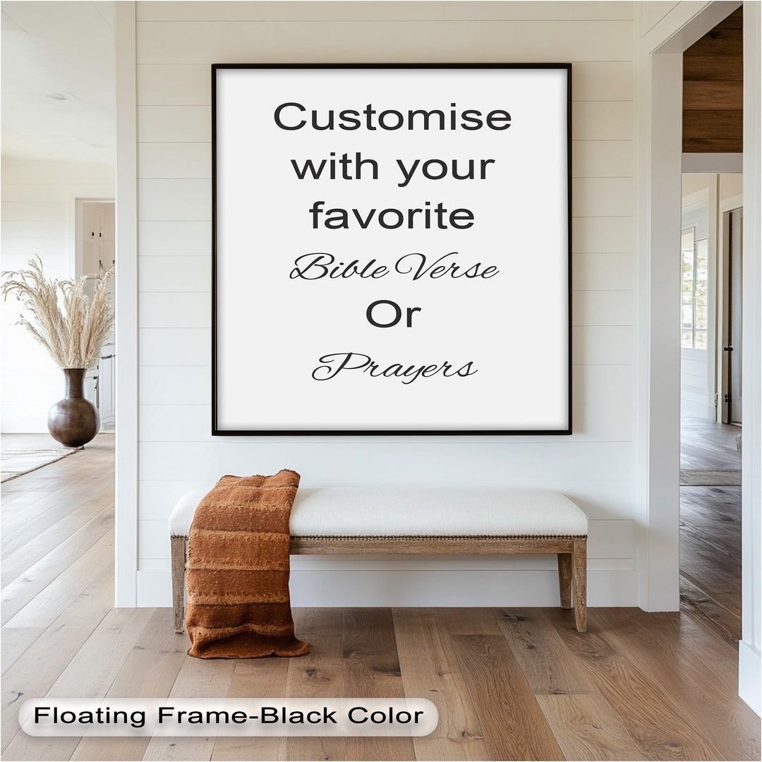 Custom Oil Painting – Add Your Favorite Bible Verse or Prayer

