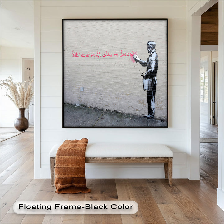 Echoes in Eternity – Banksy Oil Painting