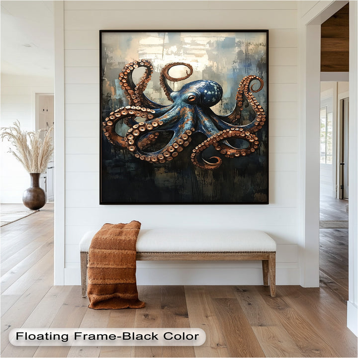 Deep Sea Octopus - Animal Oil Painting